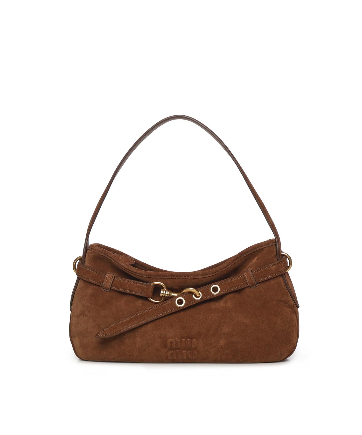 Borsa Aventure in pelle scamosciata 5BC182 2CSSF0316 MIU MIU 