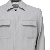 Overshirt in misto lana L70GIAJ17TES0L065 08 ELEVENTY 