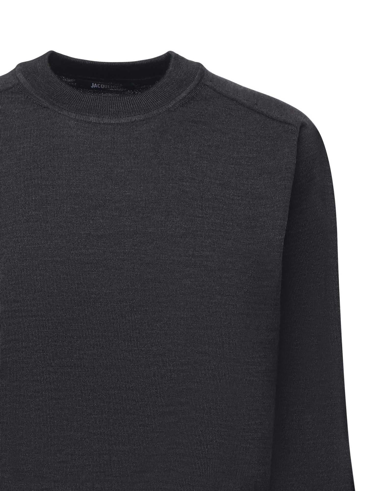 Maglione con logo ricamato 25HSWW00632AK00299 970 JACQUEMUS 