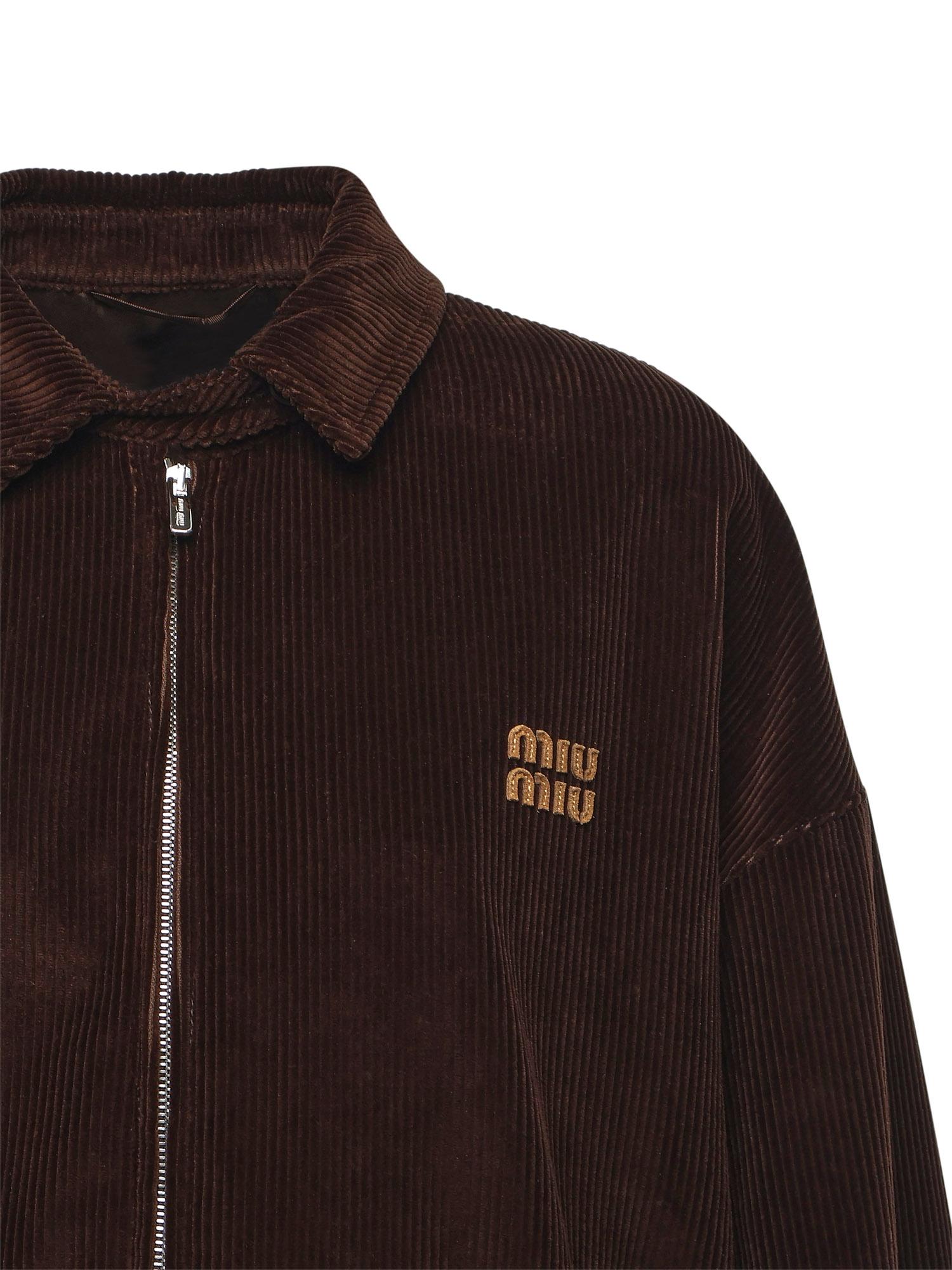 Blouson in velluto a coste ML843 18SZF0324 MIU MIU 