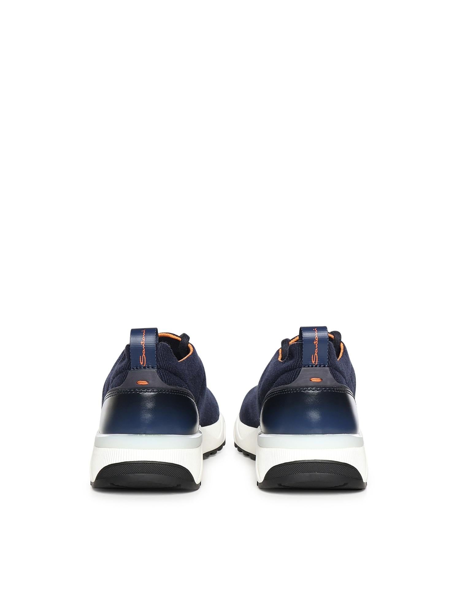Sneaker Flin in tessuto stretch MBIO21601BINN HODU61 SANTONI 