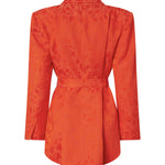 Giacca kimono in jacquard floreale 106800 A3ANA99 PINKO 