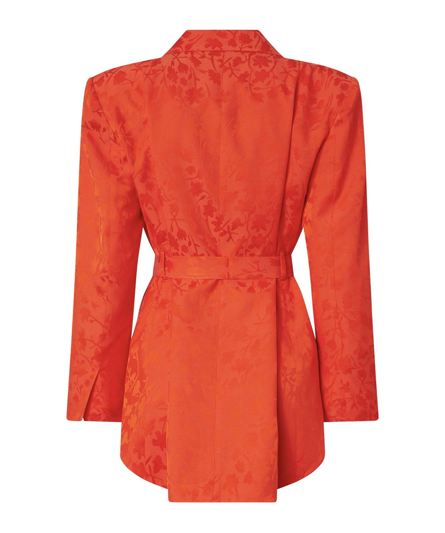 Giacca kimono in jacquard floreale 106800 A3ANA99 PINKO 