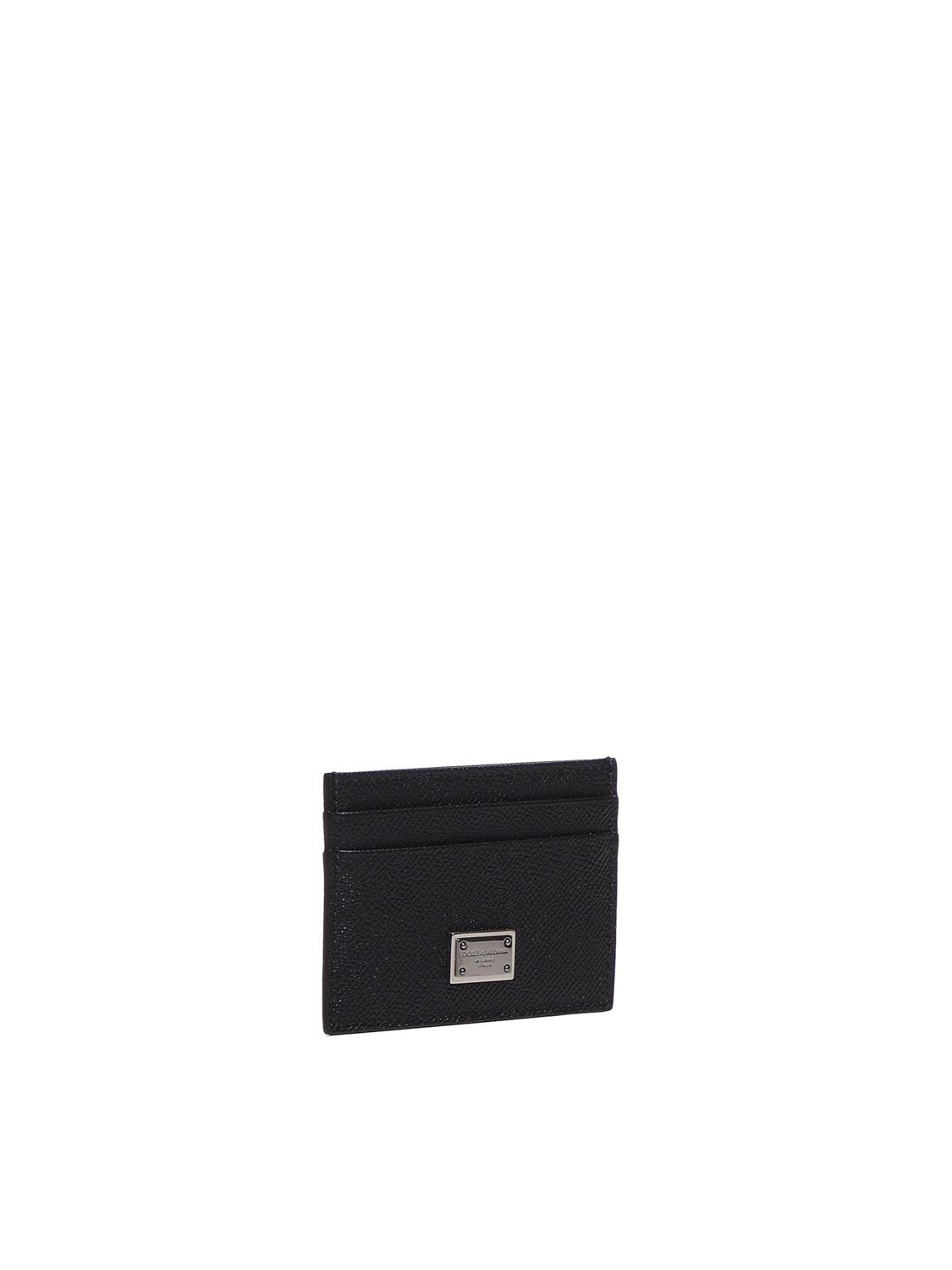 Portacarte in pelle con logo BP0330 AG21980999 DOLCE & GABBANA 