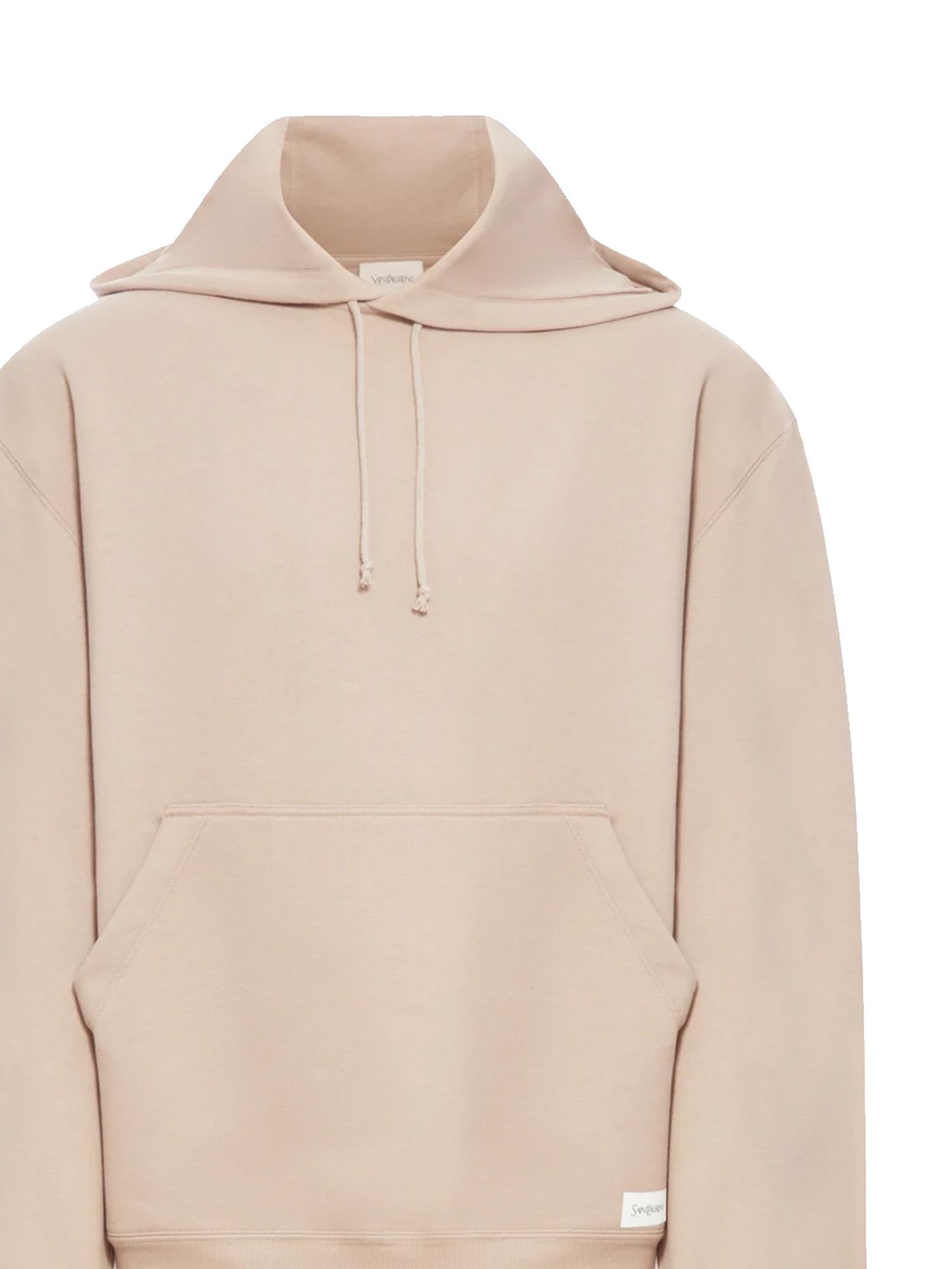 Felpa con cappuccio in cotone 799171 Y36SW9950 SAINT LAURENT 