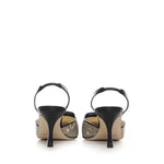 Décolleté Maisalebi con stampa lucertola 4252139 9076 MANOLO BLAHNIK 