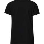 T-shirt mezze maniche ricamo logo 101752 A2HNZ99 PINKO 