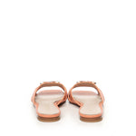 Ciabattine in nappa con logo uccellini SD0313 P003Q74 PINKO 