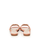 Ciabattine in nappa con logo uccellini SD0313 P003Q74 PINKO 