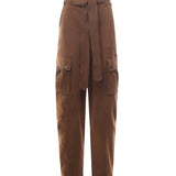 Pantaloni cargo Xandra T180425A TNC184CIGAR THE ANDAMANE 