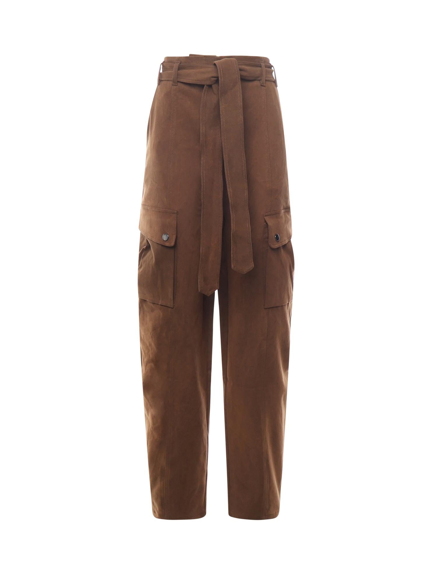 Pantaloni cargo Xandra T180425A TNC184CIGAR THE ANDAMANE 
