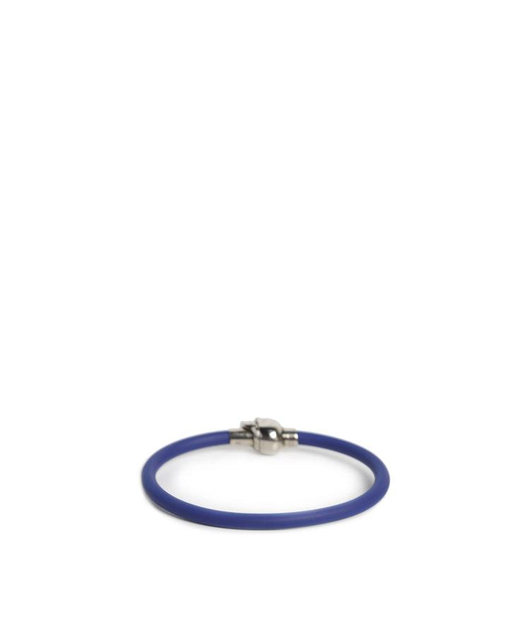 Bracciale Skull in gomma 705846 1AAIK4520 ALEXANDER McQUEEN 