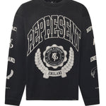 Felpa in cotone con effetto distressed MLM100371 04 REPRESENT 