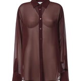 Camicia Peri in georgette CHFS173697110  THE FRANKIE SHOP 
