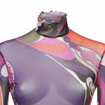 Abito in tulle con stampa Orchidee 5UJI26 5U839017 PUCCI 