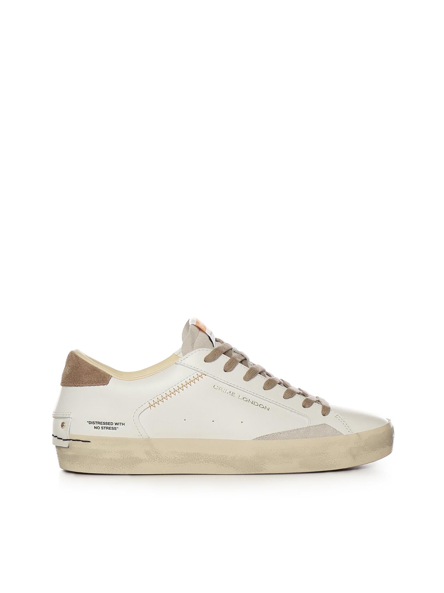 Sneaker Distressed 19002PP8B WHITE CRIME LONDON 