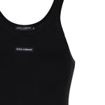 Canotta in cotone a coste G8PA8T G7P3IN0000 DOLCE & GABBANA 