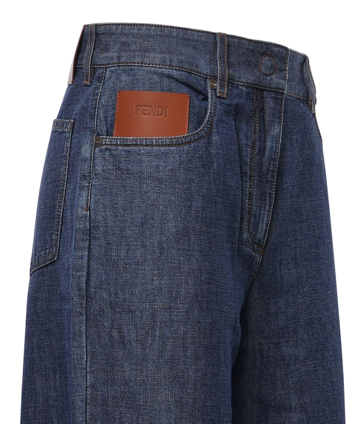 Jeans in chambray FLP863 AW8HF0QB0 FENDI 