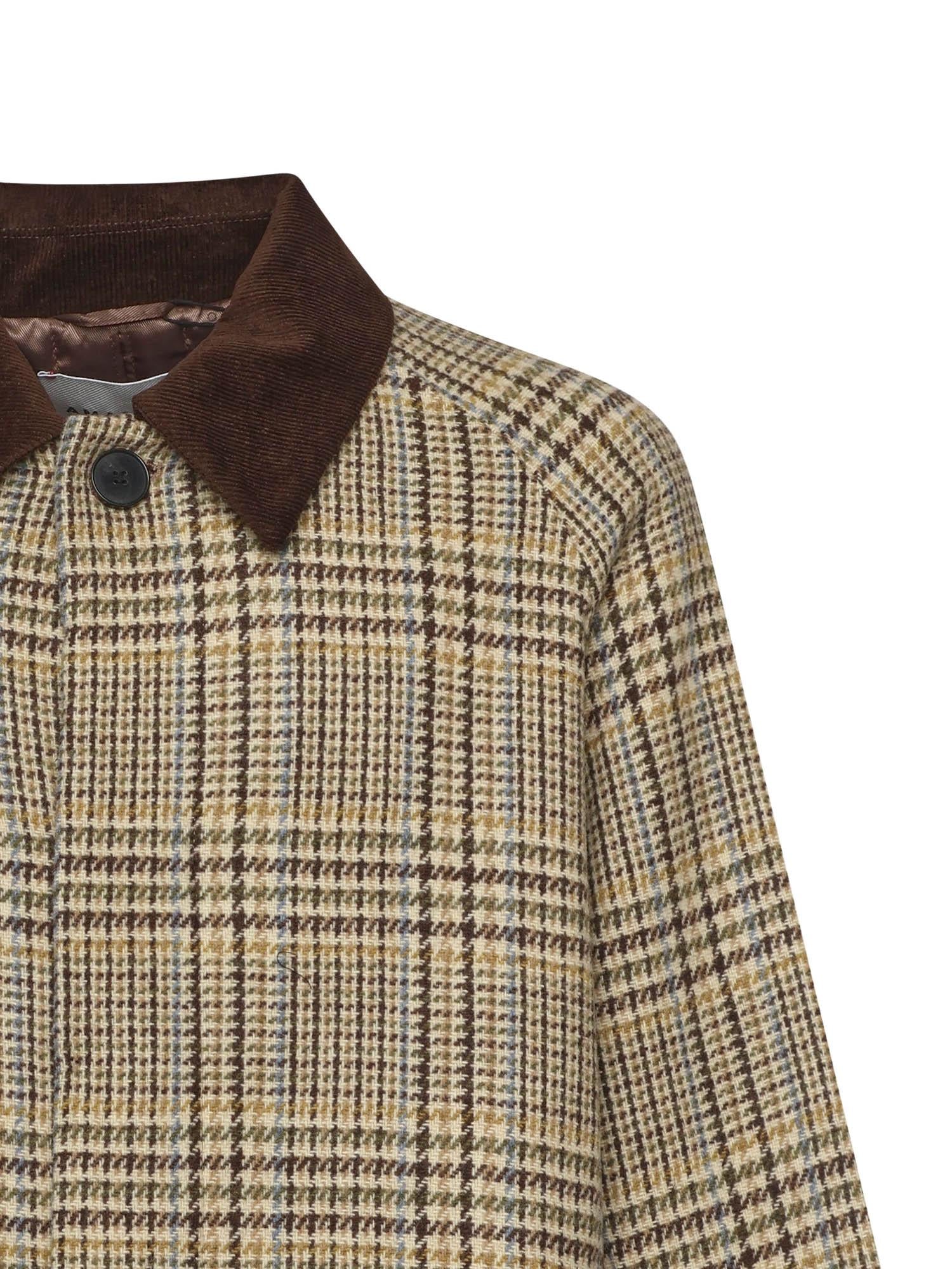 Cappotto in misto lana B6F0025 12M AMARANTO 