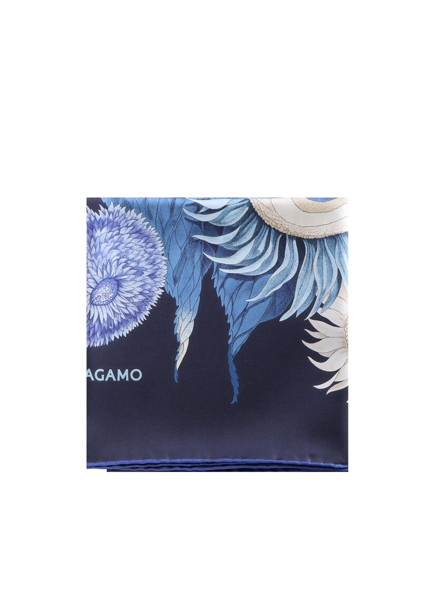 Foulard in seta con stampa 310196 780052003 FERRAGAMO 