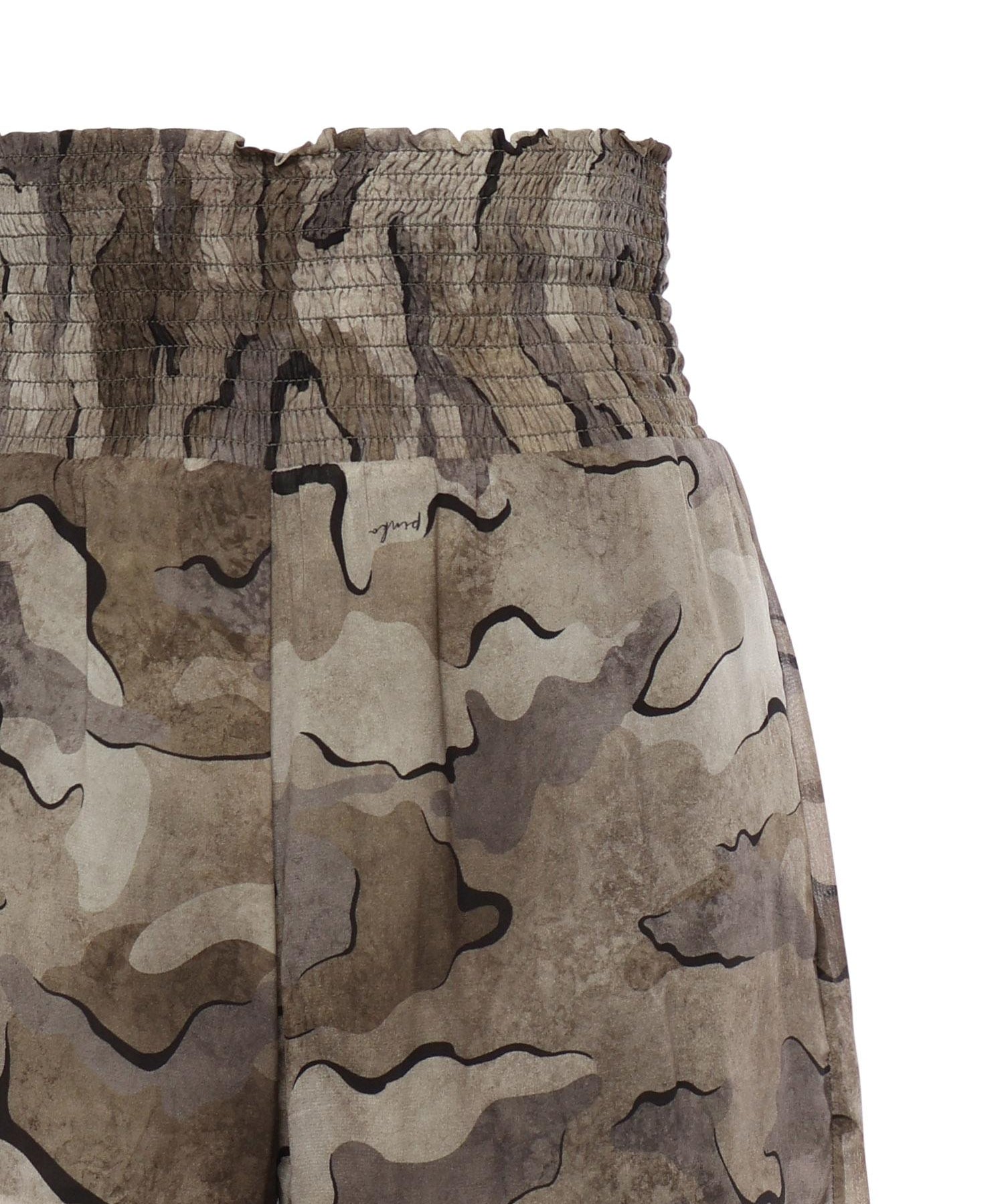 Pantaloni balloon camouflage 107732 A3N0DS4 PINKO 