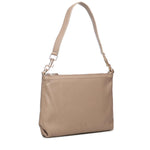 Borsa a spalla con logo BIBP9FA01 TAUPE BIASIA 