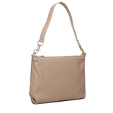 Borsa a spalla con logo BIBP9FA01 TAUPE BIASIA 