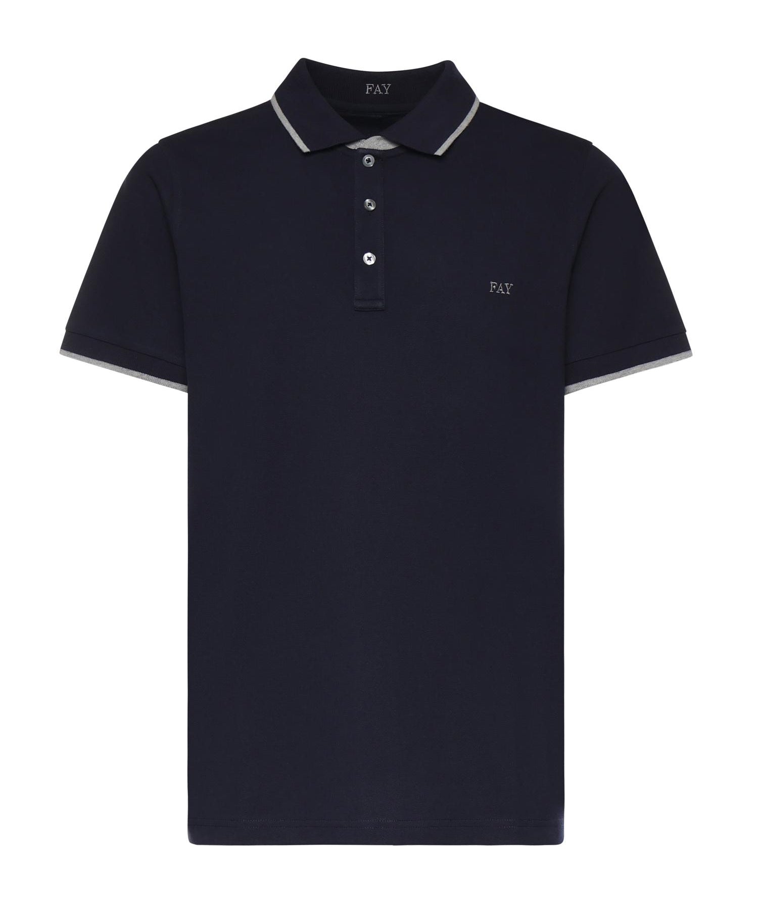 Polo in piquet stretch NPMB252140STDW U806 FAY 