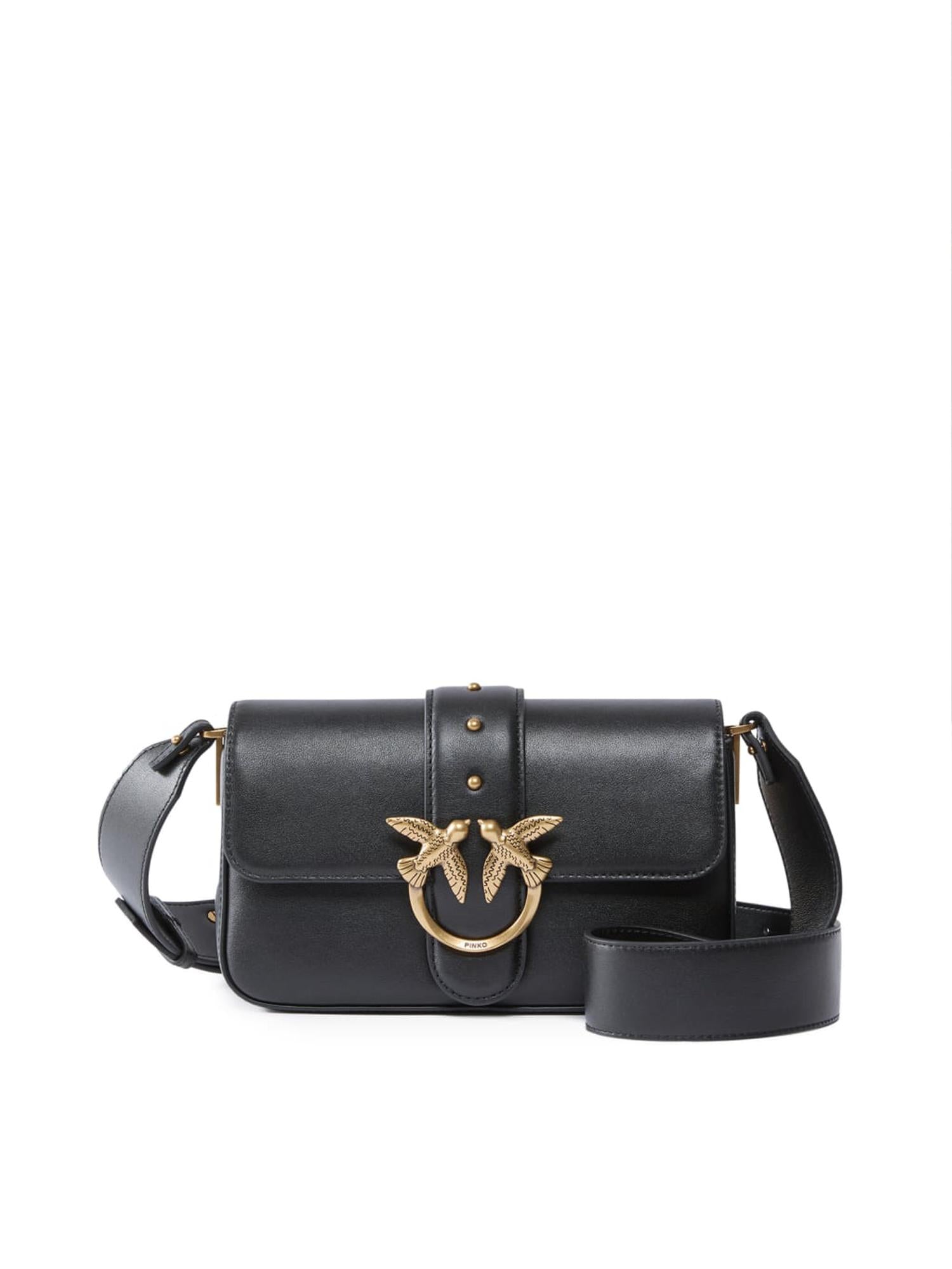 Borsa a spalla Mini Love Bag in pelle 104340 A0QOZ99Q PINKO 