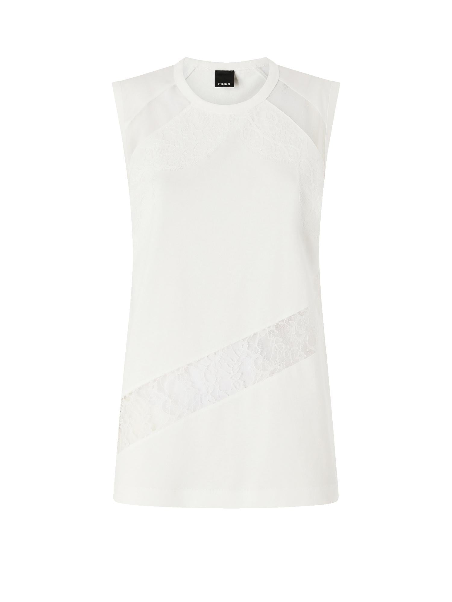 Top con dettagli in pizzo 106291 A335Z05 PINKO 