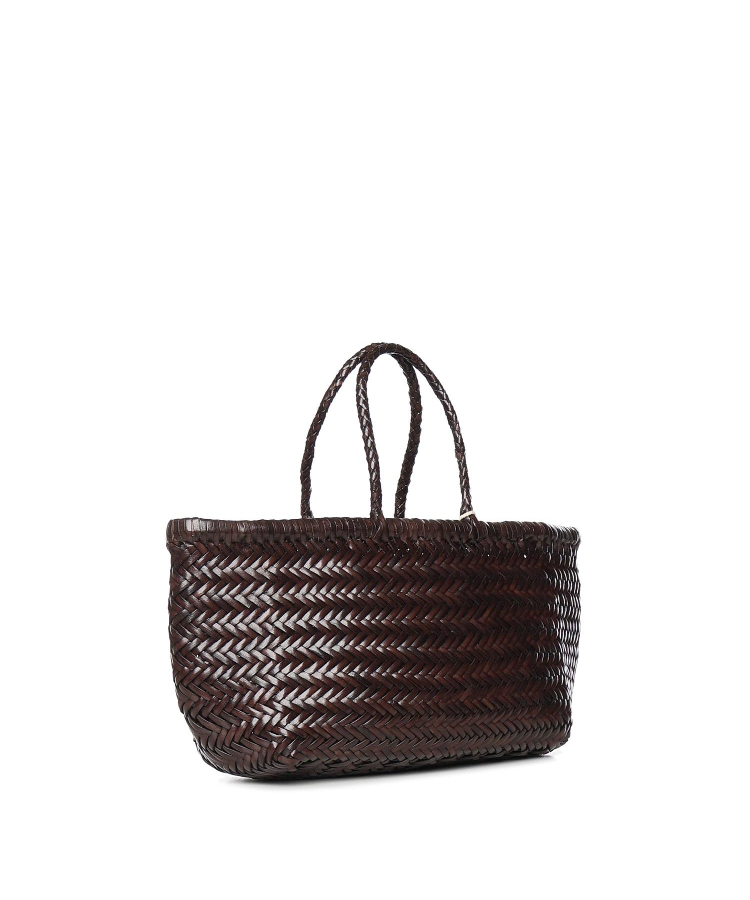 Borsa Bamboo Triple Jump small in pelle 8811 DK BROWN DRAGON DIFFUSION 