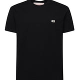 T-Shirt in cotone con patch VLogo 6V3MG10V AQ80NO VALENTINO GARAVANI 