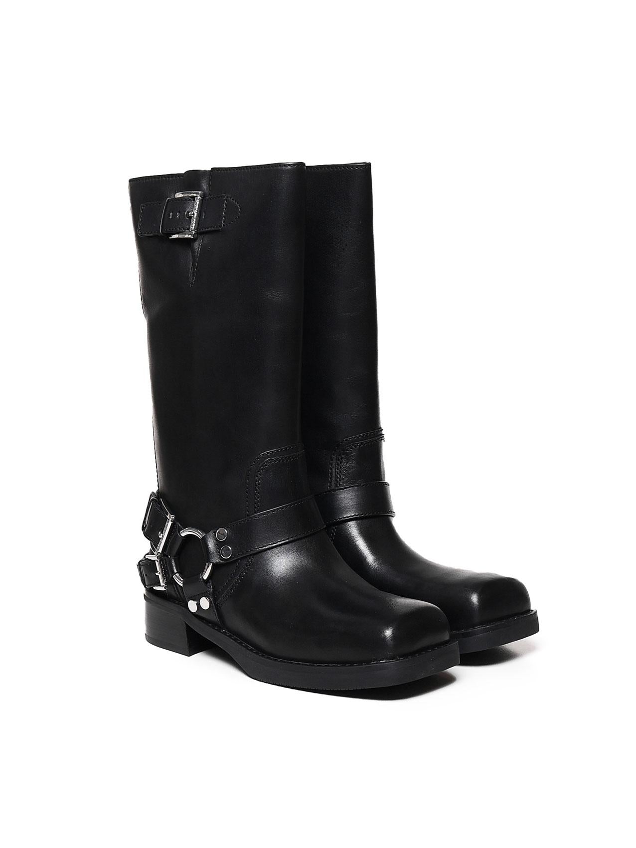 Stivali da moto Crosby 40F4CBFB7L 001 MICHAEL MICHAEL KORS 