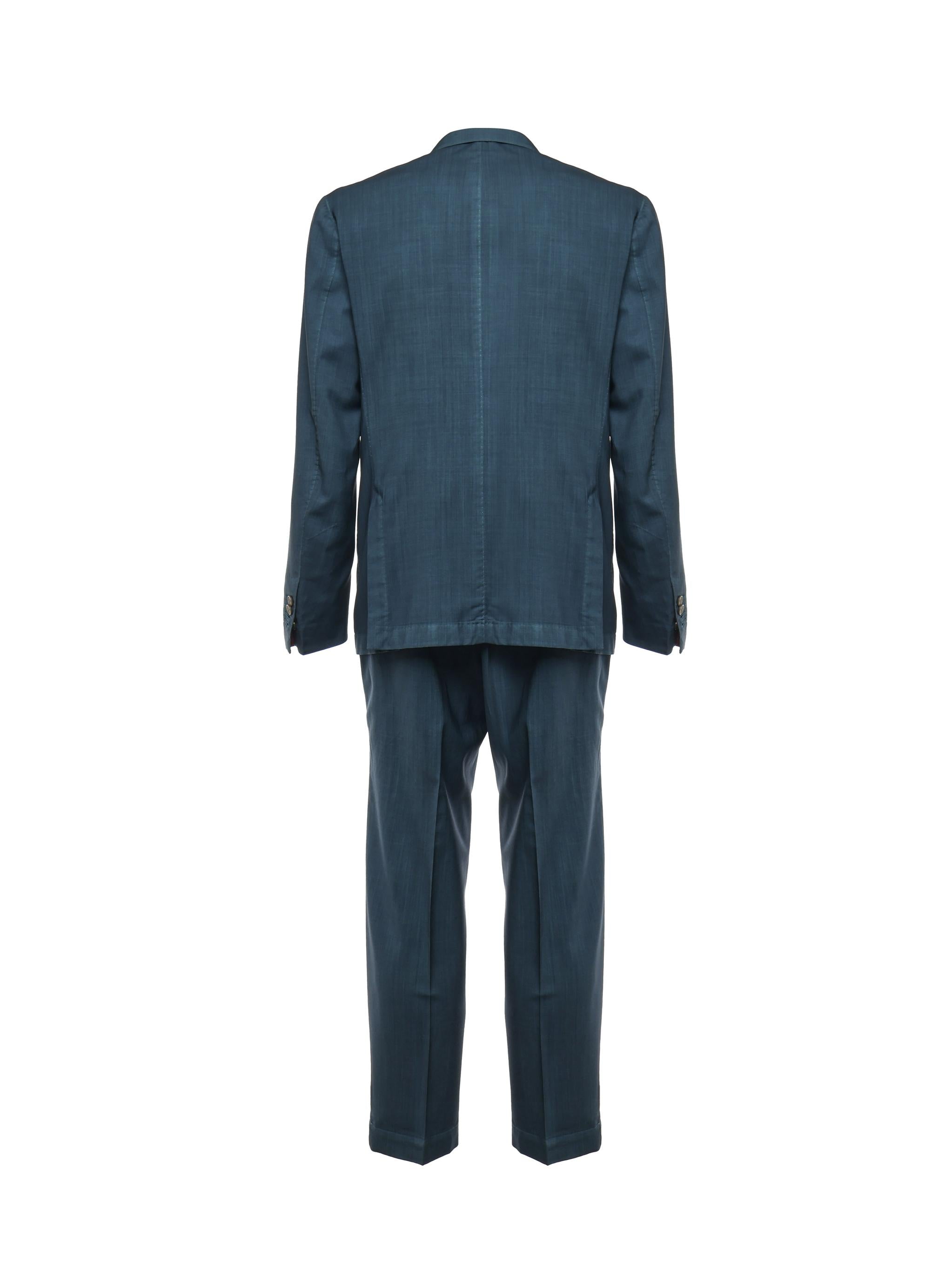 Abito doppio petto in puro lino<BR/> VL7251MF18P FL257181P SANTANIELLO 