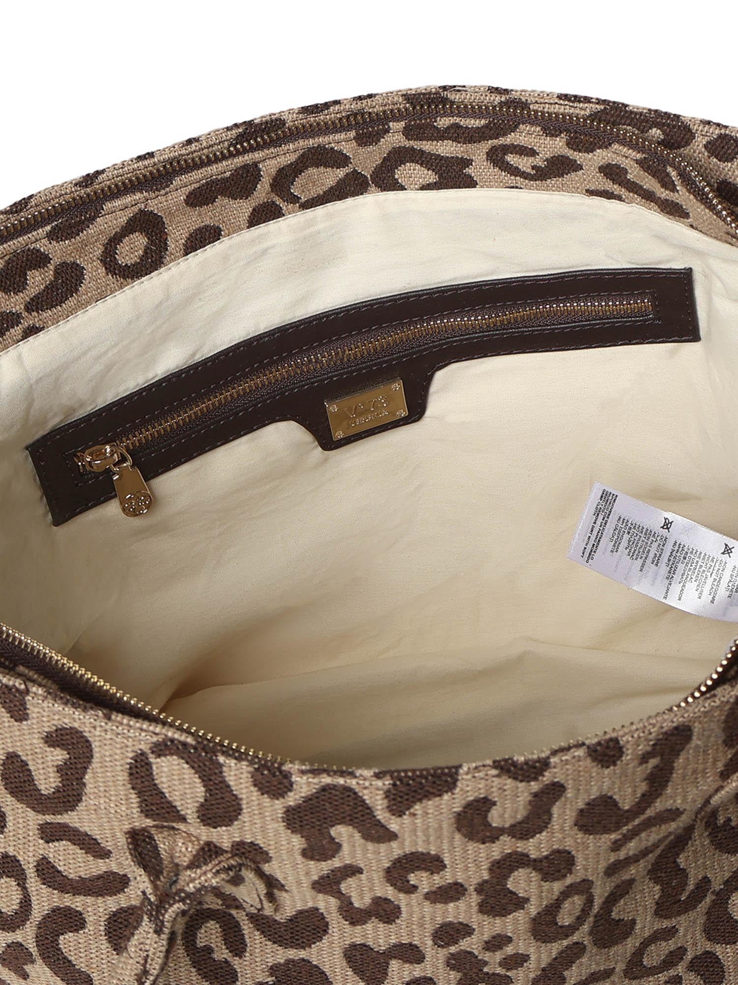 Borsa shopping Milene con logo 73BS9MV01M ILENEBEIGE/MORO V° 73 