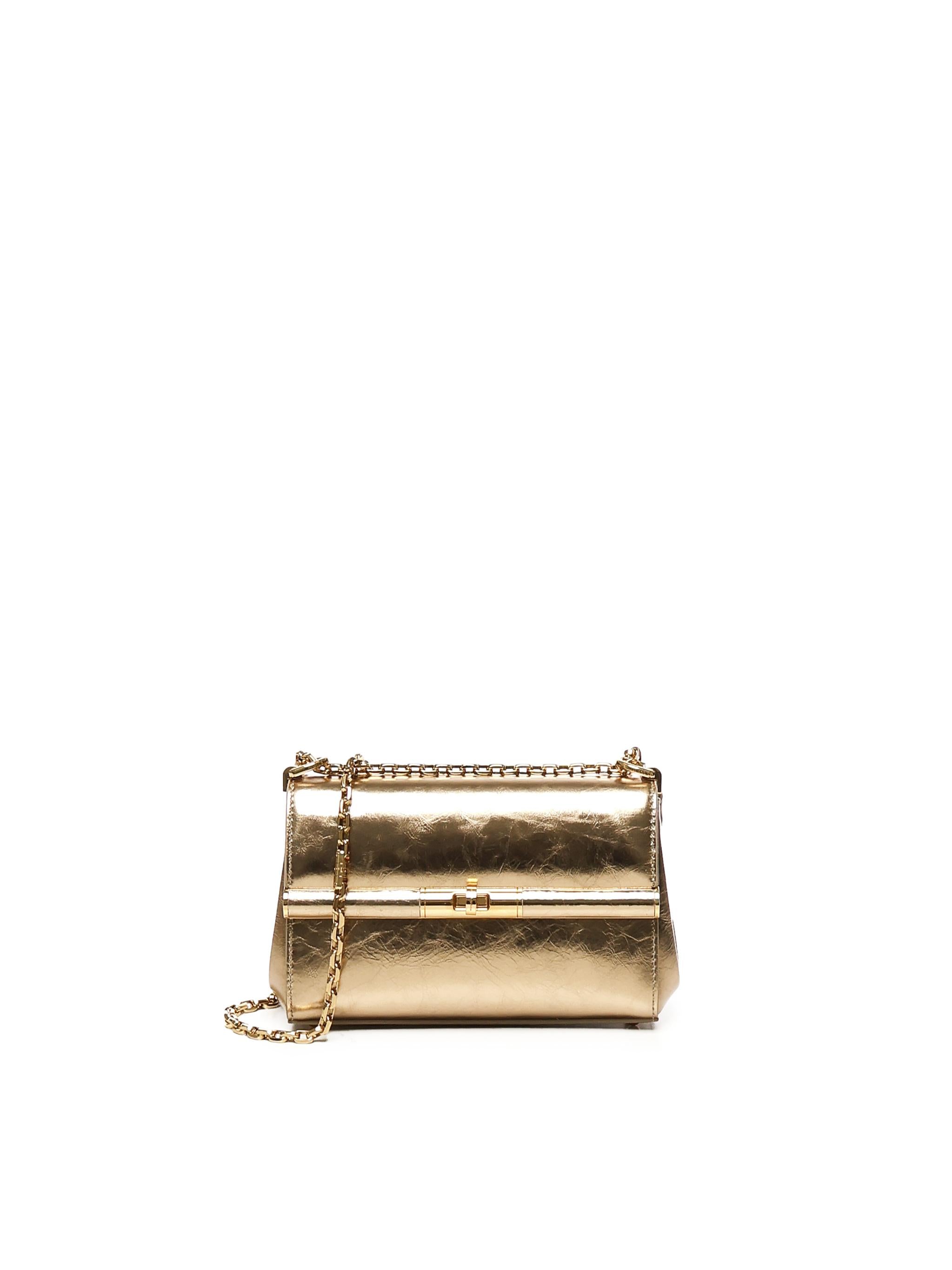 Borsa a tracolla Marlene in pelle metallizzata BB7766 AC6628H945 DOLCE & GABBANA 