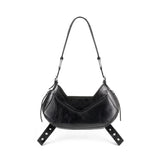 Borsa a spalla Y2K FBBP70001STR -NERO/NIKEL BIASIA 