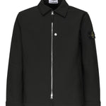 Shacket con zip e logo K2S15Q100003 S0B22V0029 STONE ISLAND 