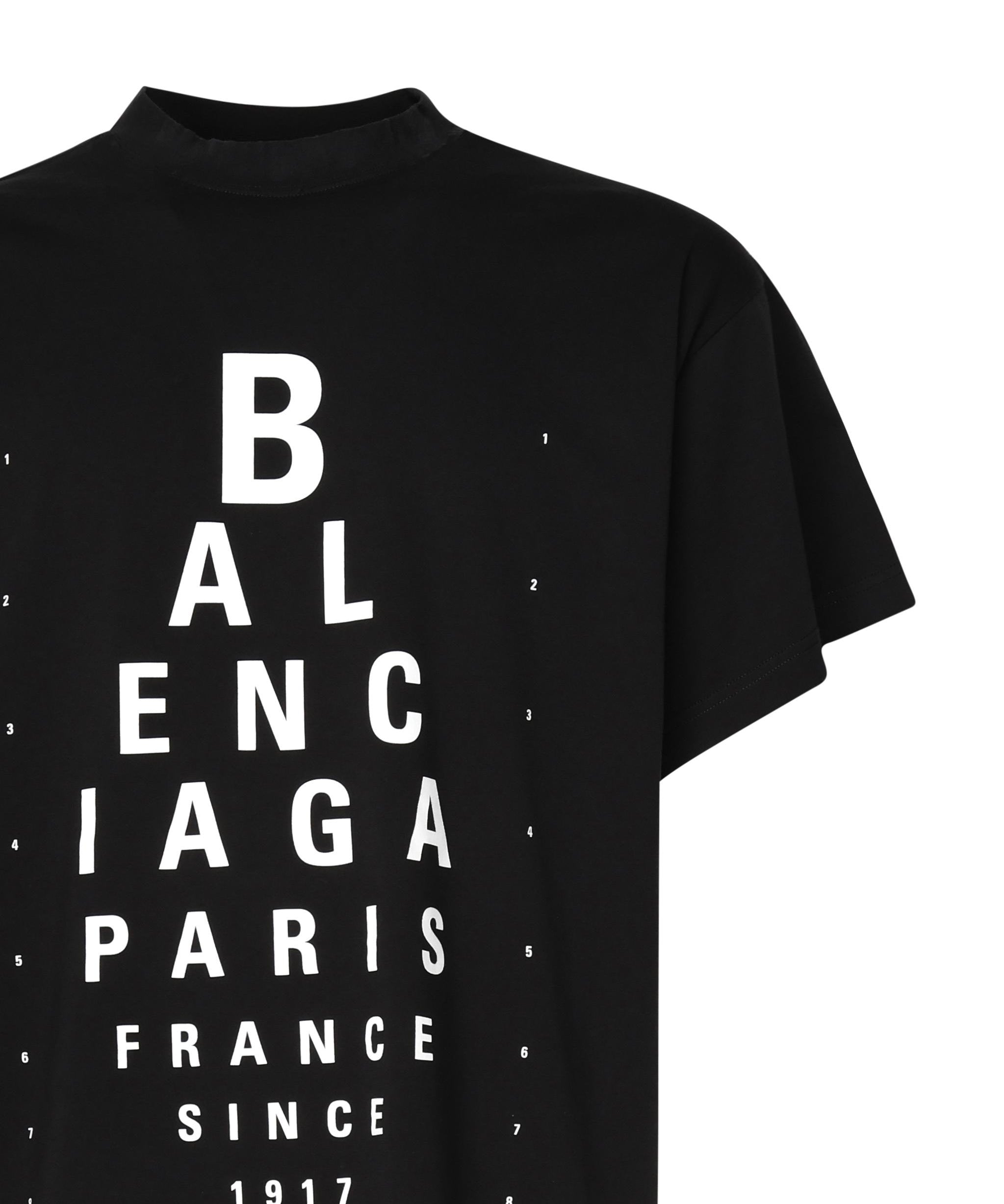 T-shirt Optical oversize 811688 TRVU69034 BALENCIAGA 