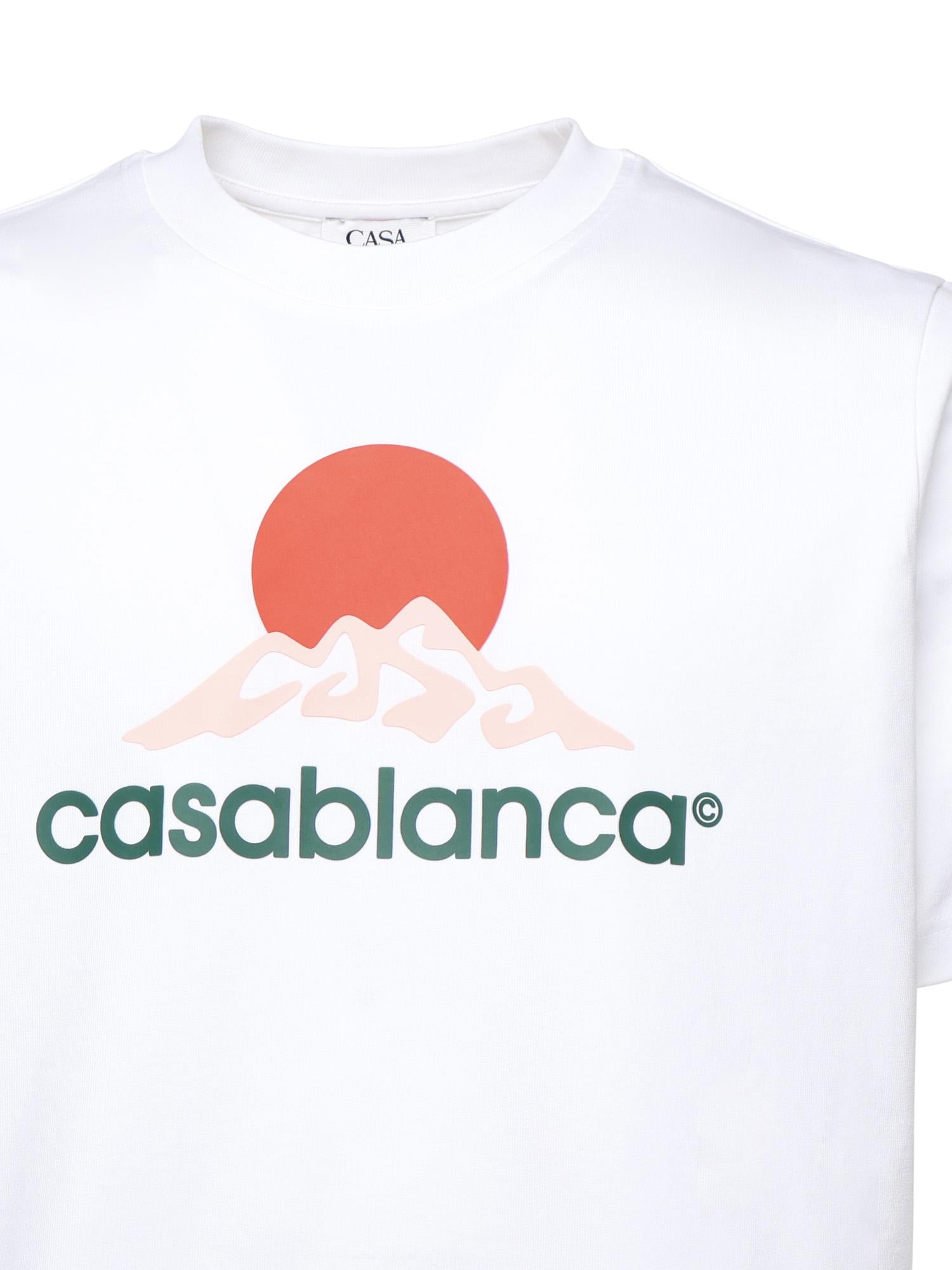 T-shirt con stampa MPF25JTS001 03 CASABLANCA 