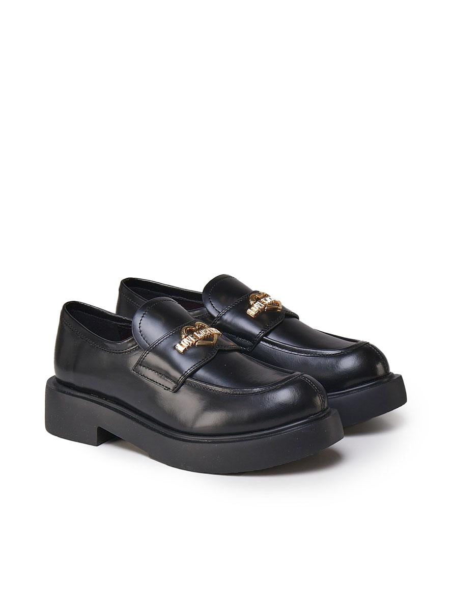 Mocassino city in pelle JA10404G0LJD0 000 LOVE MOSCHINO 