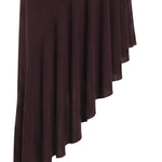 Abito asimmetrico in jersey fluido AA9R3005J090C 332 ALAIA 