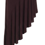 Abito asimmetrico in jersey fluido AA9R3005J090C 332 ALAIA 