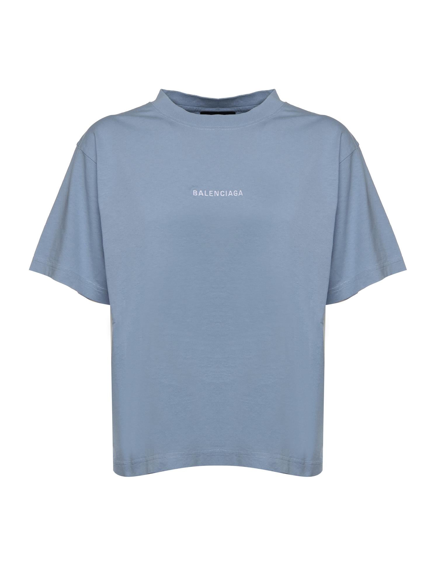 T-Shirt Balenciaga Back in jersey dry 850990 TTVJ14773 BALENCIAGA 