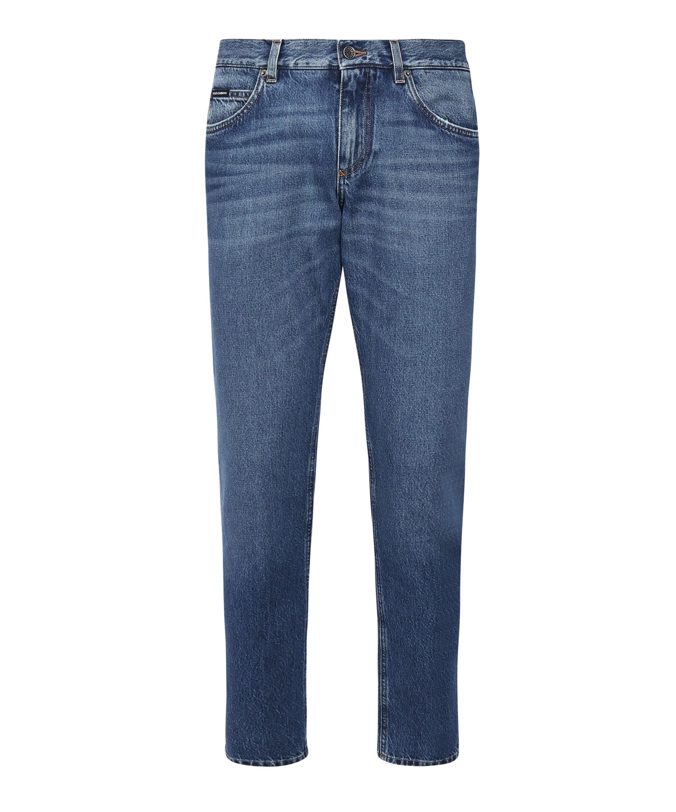 Jeans regular con ricamo GYJCCZ G8MU2S9001 DOLCE & GABBANA 