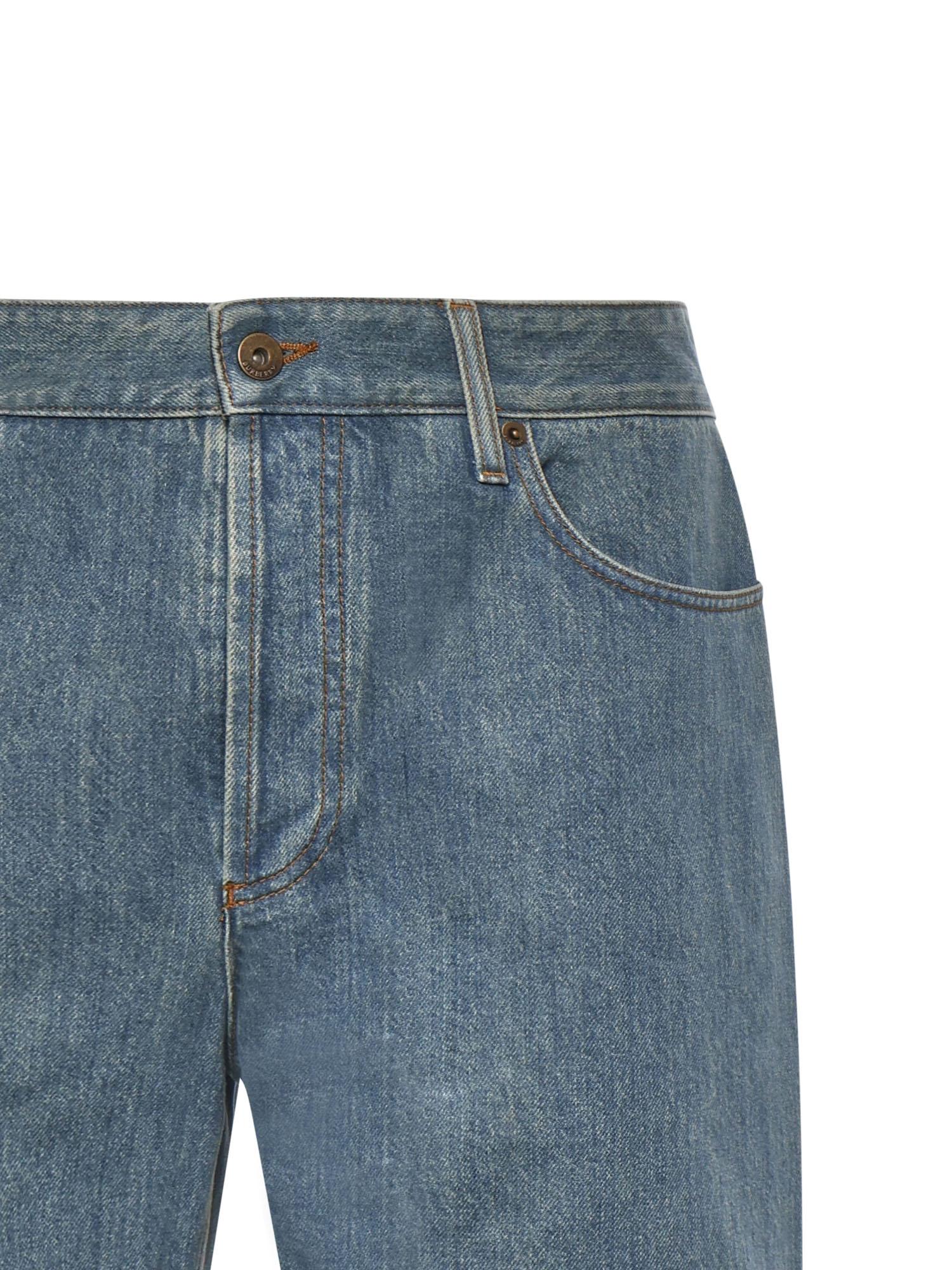 Jeans dritti con risvolti Check 8116361 A1322 BURBERRY 