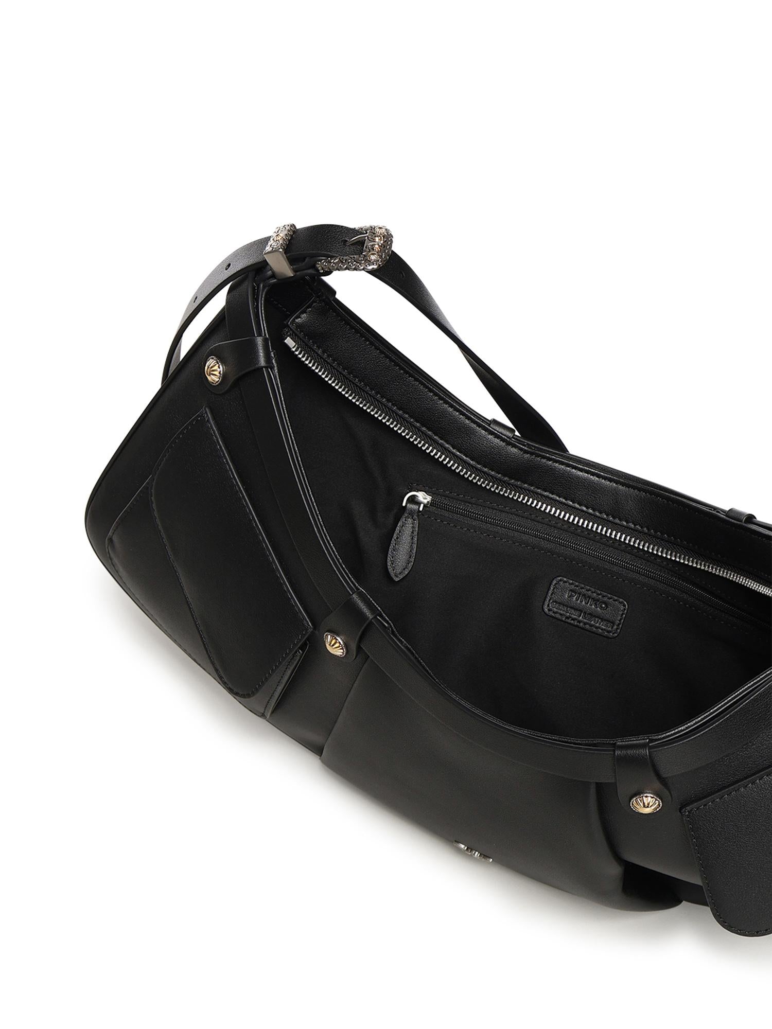 Borsa a spalla Pocket Body Bag in pelle con tasche 106865 A270Z99O PINKO 
