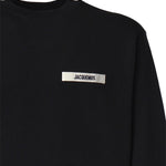 Felpa con logo in gros-grain SSM00206AJ00126 990 JACQUEMUS 