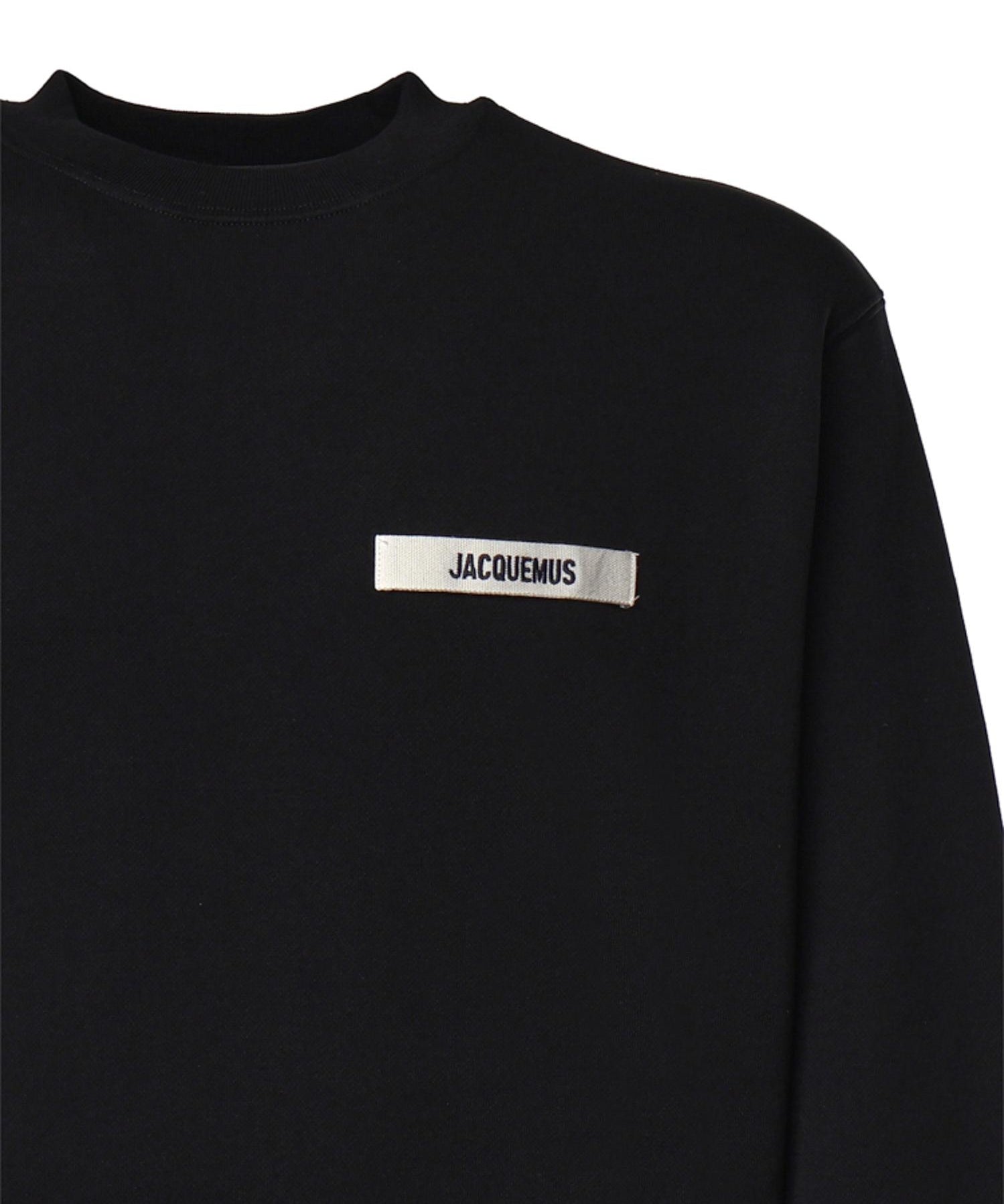 Felpa con logo in gros-grain SSM00206AJ00126 990 JACQUEMUS 