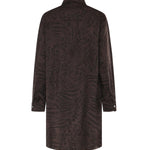Abito chemisier con stampa animalier 106446 A35AM28 PINKO 